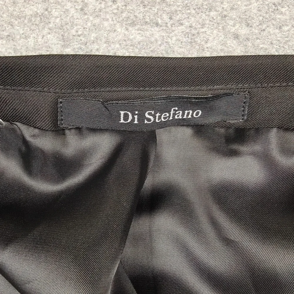 Di Stefano Blazer Mens 46 Black Wool Super 150s Two Button Suit‎ Jacket Italy